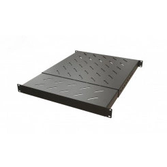 Полка c 19'' креплением. раздвижная. 1U. с регулируемой глубиной установки от 405 мм до 700 мм нагрузка до 180 кг. для установки в шкафы глубиной 600-800 мм цвет черный Полка c 19'' креплением. раздвижная. 1U. с регулируемой глубиной установки от 405 мм до 700 мм нагрузка до 180 кг. для установки в шкафы глубиной 600-800 мм цвет черный