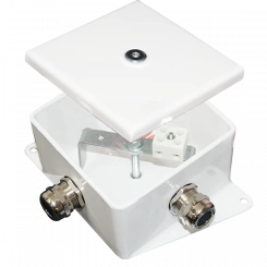 Коробка монтажная огнестойкая КМ-О (6к*60)-IP66-100х100 два ввода AB