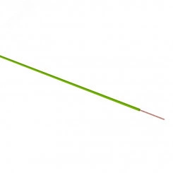 Провод ПГВА 1х1.00 мм2, зеленый, бухта 100 м, Провод ПГВА 1х1.00 мм2, зеленый, бухта 100 м,