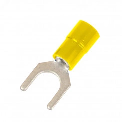 Наконечник вилочный с изолир.фланцем ПА, легкий ввод жилы, 2,5-6 кв.мм М4 (д.4,3 мм) (НВИ) Наконечник вилочный с изолир.фланцем ПА, легкий ввод жилы, 2,5-6 кв.мм М4 (д.4,3 мм) (НВИ)