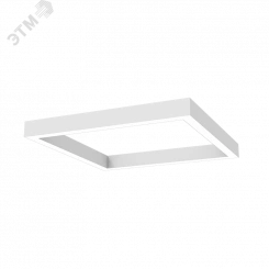 Светильник светодиодный ДСО-80Вт 3000К X-Line квадрат рассеиватель опал, белый