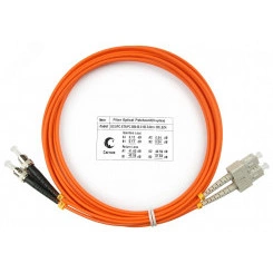 Шнур оптический duplex 3м SC-ST 62,5/125 мм LSZH Шнур оптический duplex 3м SC-ST 62,5/125 мм LSZH