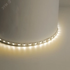Лента светодиодная LEDх60/м 5м 14.4w/m 12в тепло-белый/на белом основании Лента светодиодная LEDх60/м 5м 14.4w/m 12в тепло-белый/на белом основании