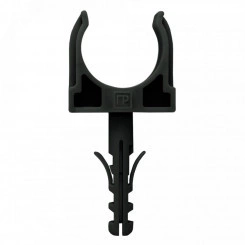 Крепеж-клипса с дюбелем черная д32 в малой упаковке (10шт/450шт уп/кор) Крепеж-клипса с дюбелем черная д32 в малой упаковке (10шт/450шт уп/кор)