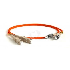 Патч-корд волоконно-оптический (шнур) мм 50/125 ST-SC 2мм duplex LSZH (2м) Патч-корд волоконно-оптический (шнур) мм 50/125 ST-SC 2мм duplex LSZH (2м)