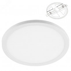 Светильник светодиодный ДВО-6w 2700К 480Лм slim белый с регулируемым монтажным диаметром (до 90мм) Светильник светодиодный ДВО-6w 2700К 480Лм slim белый с регулируемым монтажным диаметром (до 90мм)