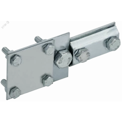 Зажим соединительный контрольный пруток 6-8мм-полоса 30мм оцинкованная сталь HDZ IEK Зажим соединительный контрольный пруток 6-8мм-полоса 30мм оцинкованная сталь HDZ IEK