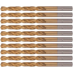 Сверла HSS по металлу, титановое покрытие 6.0 мм (10 шт) Сверла HSS по металлу, титановое покрытие 6.0 мм (10 шт)