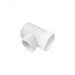Тройник редукционный 40/25/40 (60/10) белый