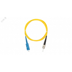Шнур оптический переходной SM 9/125 OS2 SC/UPC-ST/UPC одинарный LSZH 2мм Шнур оптический переходной SM 9/125 OS2 SC/UPC-ST/UPC одинарный LSZH 2мм