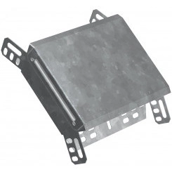 Поворот на 45град. вертикальный внешний 80х600 горячеоцинкованный Поворот на 45град. вертикальный внешний 80х600 горячеоцинкованный