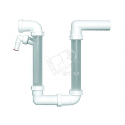 Сифон для кондиционеров 136.2 с высотой гидрозатвора 140-320мм DN40