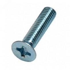 Винт DIN 965 М4х40 потайная голова класс прочности 4.8 покрытие цинк Винт DIN 965 М4х40 потайная голова класс прочности 4.8 покрытие цинк