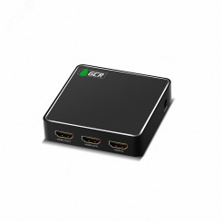 Хаб HDMI v2.0 на 2 HDMI, 1080p, с усилителем сигнала