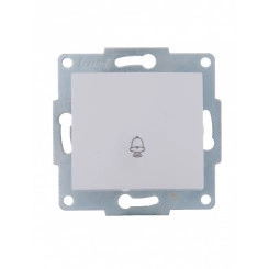 KARINA Кнопка звонка белый (10шт/120шт)