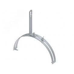 Держатель проводников 6-10 мм на круглом коньке кровли. Материал - горячеоцинкованная сталь. Держатель проводников 6-10 мм на круглом коньке кровли. Материал - горячеоцинкованная сталь.