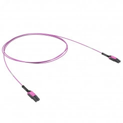 Патч-корд 2ОВ 50/125 OM4. LC Dupleх Uniboot/LC Dupleх Uniboot. 3м