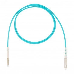 Шнур оптический коммутационный (патч-корд), LC-SC симплекс (simplex) OM3, нг(А)-HF, бирюзовый, 3,0 м