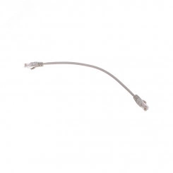 Патч-корд U/UTP, CAT 5e, RJ45-RJ45, 26AWG, LSZH, серый, 0,3м,