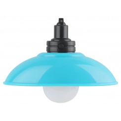 Ночник - светильник светодиодный NLED-487-1W-SW-BU настенный на батарейках с выключателем голубой