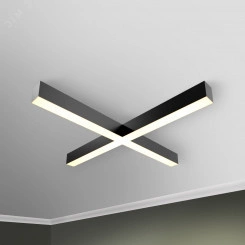 Светильник светодиодный RVE-LBX-KRESCENT-1200-N (Крест 1200х1200х100мм S80мм 81Вт Накладной 4000К Белый) Светильник светодиодный RVE-LBX-KRESCENT-1200-N (Крест 1200х1200х100мм S80мм 81Вт Накладной 4000К Белый)