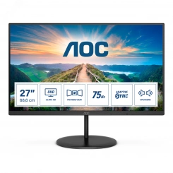 Монитор для компьютера 27'' IPS, 3840x2160, 350 КМ/м2, 1000:1, 4мс, HDMIх2, DP, Speakers