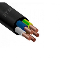 Кабель силовой ВВГнг(А) 5х2.5 (ок)(N,PE)-1 однопроволочный Кабель силовой ВВГнг(А) 5х2.5 (ок)(N,PE)-1 однопроволочный