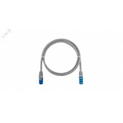 Патч-корд U/UTP 4 пары, Кат.6, 2хRJ45/8P8C, T568B, 7х0,175мм, LSZH, серый, 0.,5м