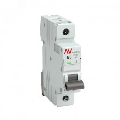 Выключатель автоматический AV-10 1P 3A (B) 10kA EKF AVERES Выключатель автоматический AV-10 1P 3A (B) 10kA EKF AVERES