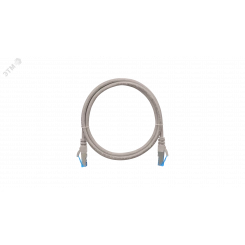 Патч-корд S/FTP 4 пары Кат.6 2хRJ45/8P8C T568B 7х0165мм PVC серый 0.3м