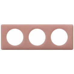 Celiane. Рамка 3-постовая. Цвет  Перкаль розе