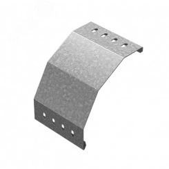 Спуск кабельный для лотков НЛО 500 мм, толщ. 1,5 мм, Сендзимир цинк Спуск кабельный для лотков НЛО 500 мм, толщ. 1,5 мм, Сендзимир цинк