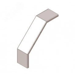 Крышка лотка замкового КЛСЗ 100х100-90 УТ1,5 для поворота трассы вниз на 90, оцинкованный лист(толщина покрытия 10 -18 мкм) S1,0 Крышка лотка замкового КЛСЗ 100х100-90 УТ1,5 для поворота трассы вниз на 90, оцинкованный лист(толщина покрытия 10 -18 мкм) S1,0