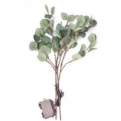 Гирлянда-Ветви эвкалипта искуственные 3шт, высота 62см, теплый белый, 32microLED, IP65 3AA батарейки (не входят в комплект поствки) для использования в помещении и на улице, 6ч таймер, кабель корич 50см Гирлянда-Ветви эвкалипта искуственные 3шт, высота 62см, теплый белый, 32microLED, IP65 3AA батарейки (не входят в комплект поствки) для использования в помещении и на улице, 6ч таймер, кабель корич 50см