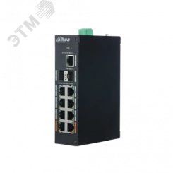 Коммутатор неуправляемый 10 портов RJ45/SFP 10 100 1000 Мб/с PoE 120Вт