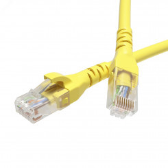 Патч-корд неэкранированный CAT6 U/UTP 4х2 LSZH желтый 7м