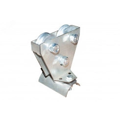 Тележка под трос ТТК-3-16 (3 ролика с подшипником, трос до 16 мм)