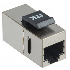 Адаптер проходной кат. 5E FTP RJ45-RJ45 Keystone Jack