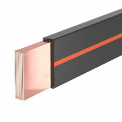 Гибкая шина в ПВХ изоляции, 4x50x1мм, ном. ток 630А, длина 2 метра Гибкая шина в ПВХ изоляции, 4x50x1мм, ном. ток 630А, длина 2 метра