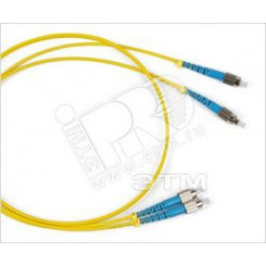 Патч-корд волоконно-оптический (шнур) SM 9/125 (OS2) FC/UPC-FC/UPC 2мм duplex LSZH (1м) Патч-корд волоконно-оптический (шнур) SM 9/125 (OS2) FC/UPC-FC/UPC 2мм duplex LSZH (1м)