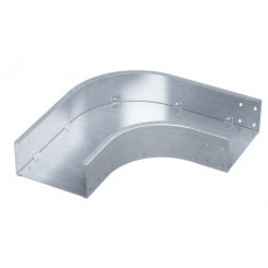 Угол горизонтальный 90 градусов 80х600, 1,5 мм, горячий цинк, в комплекте с крепежными элементами и соединительными пластинами, необходимыми для монтажа