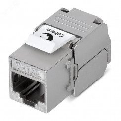 Вставка Keystone Jack RJ-45(8P8C), 180 градусов, категория 5e, экранированная, без инструмента Toolless Вставка Keystone Jack RJ-45(8P8C), 180 градусов, категория 5e, экранированная, без инструмента Toolless