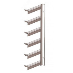 Кронштейн полочный для вертикальных стен П5В6У УТ1,5, горячее цинкование( толщина покрытия 40...120мкм) 6 полок, L 1350 Кронштейн полочный для вертикальных стен П5В6У УТ1,5, горячее цинкование( толщина покрытия 40...120мкм) 6 полок, L 1350