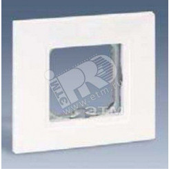 Рамка на 4 поста с вырезами под вставки 2700670-..., 2700679-..., S27Pl, белый