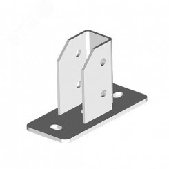 Опора для СТРАТ профиля 41х(21-62), толщ. 4,0 (пятка - 6,0мм), гальван. цинк