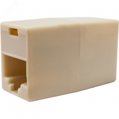 Соединитель проходной 8P8C (RJ-45) UTP Cat.5e