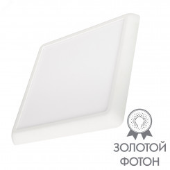 Светильник CL-FIOKK-S220x220-18W Day4000-MIX (WH, 120 deg, 230V) (, IP44 Пластик, 3 года)