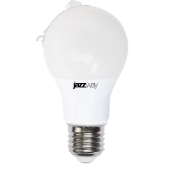 Лампа светодиодная LED 11 Вт 880Лм 3000К белая Е27 Груша Jazzway