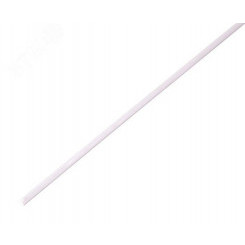 Термоусаживаемая трубка 1,5 0,75 мм, белая, упаковка 50 шт. по 1 м, REXANT
