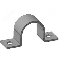 Скоба одинарная для крепления кабеля ф40 СО-40, горячее цинкование Скоба одинарная для крепления кабеля ф40 СО-40, горячее цинкование